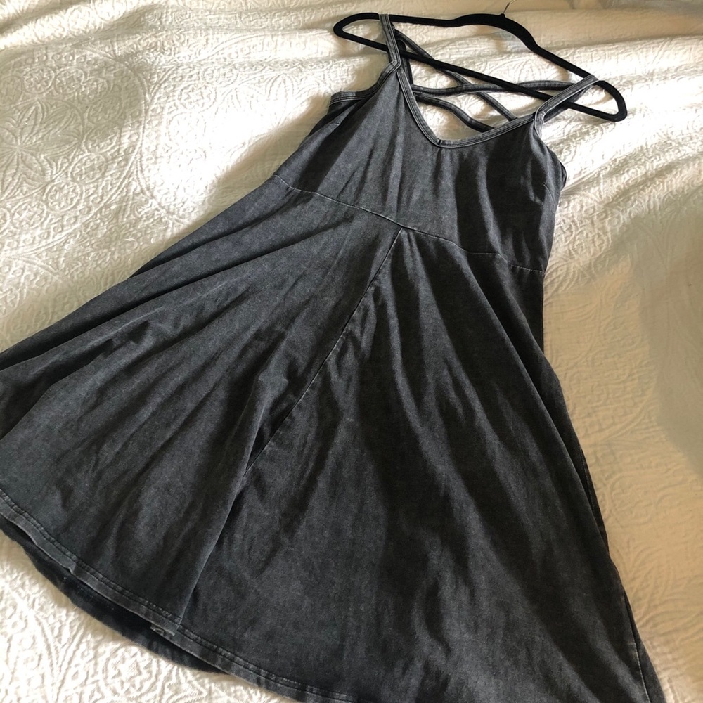 Grey Killstar Skater Dress